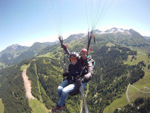 Gleitschirm Tandemflug in Fieberbrunn